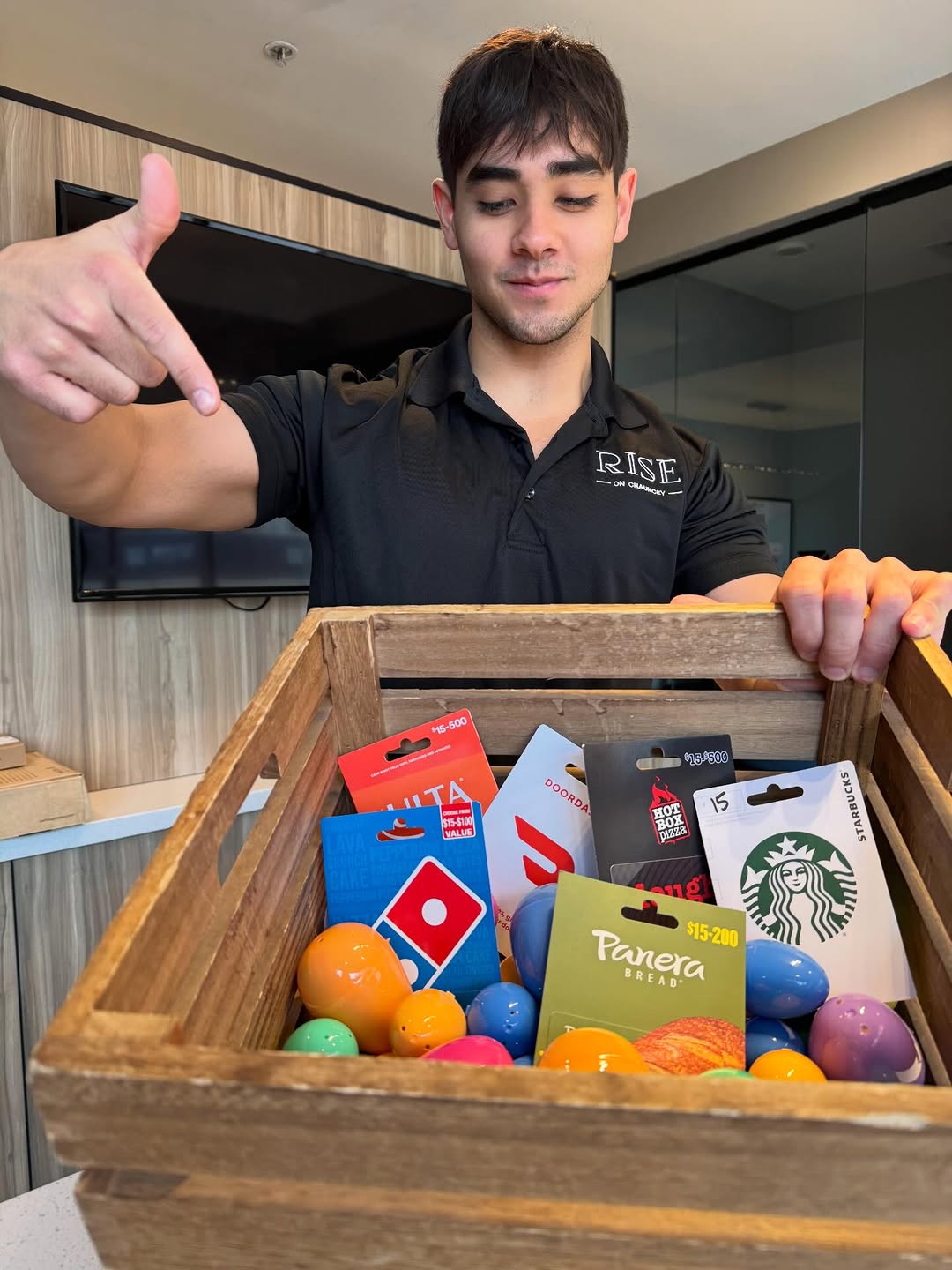 Ready, set \u2026. HUNT! \ud83d\udc30\n\nEaster Eggs will be scattered throughout the building starting at 12 PM ! We have hidden SIX golden eggs and will be rewarding those with gift cards in the leasing office! \n\nAll other eggs- enjoy the sweet treat ! Happy hunting!