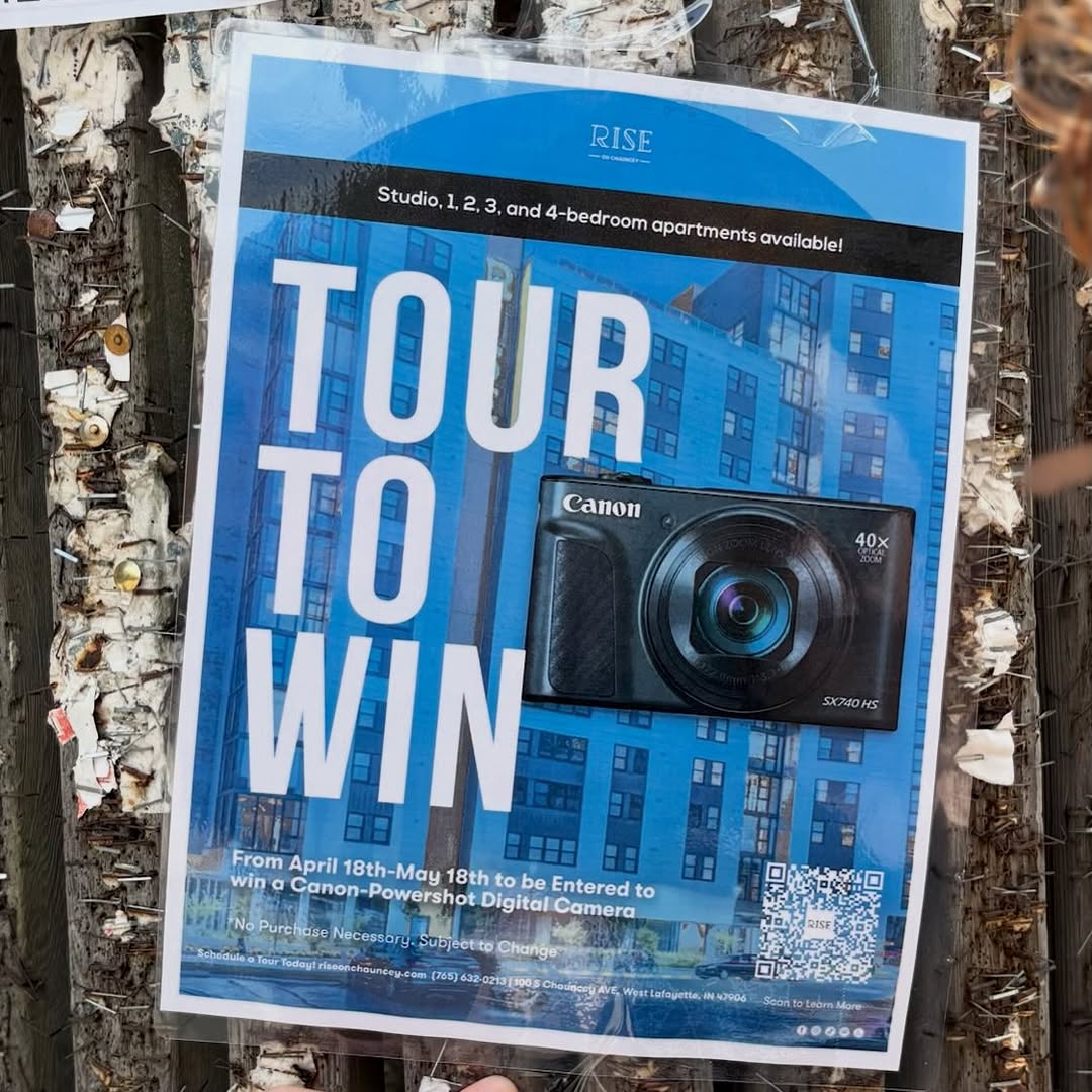 \ud83d\udcf8 Tour to Win DROP! \ud83d\udcf8\n\nTour Rise and you could walk away with a Canon digital camera- perfect for capturing every moment of life, on campus- and beyond \n\n\u2728One tour. One entry. One big win.\n\ud83d\udc49\ud83c\udffcBook your tour today!